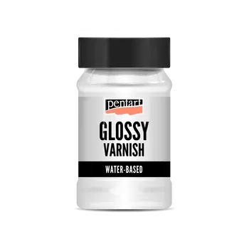 Glossy varnish, water based, 100 ml